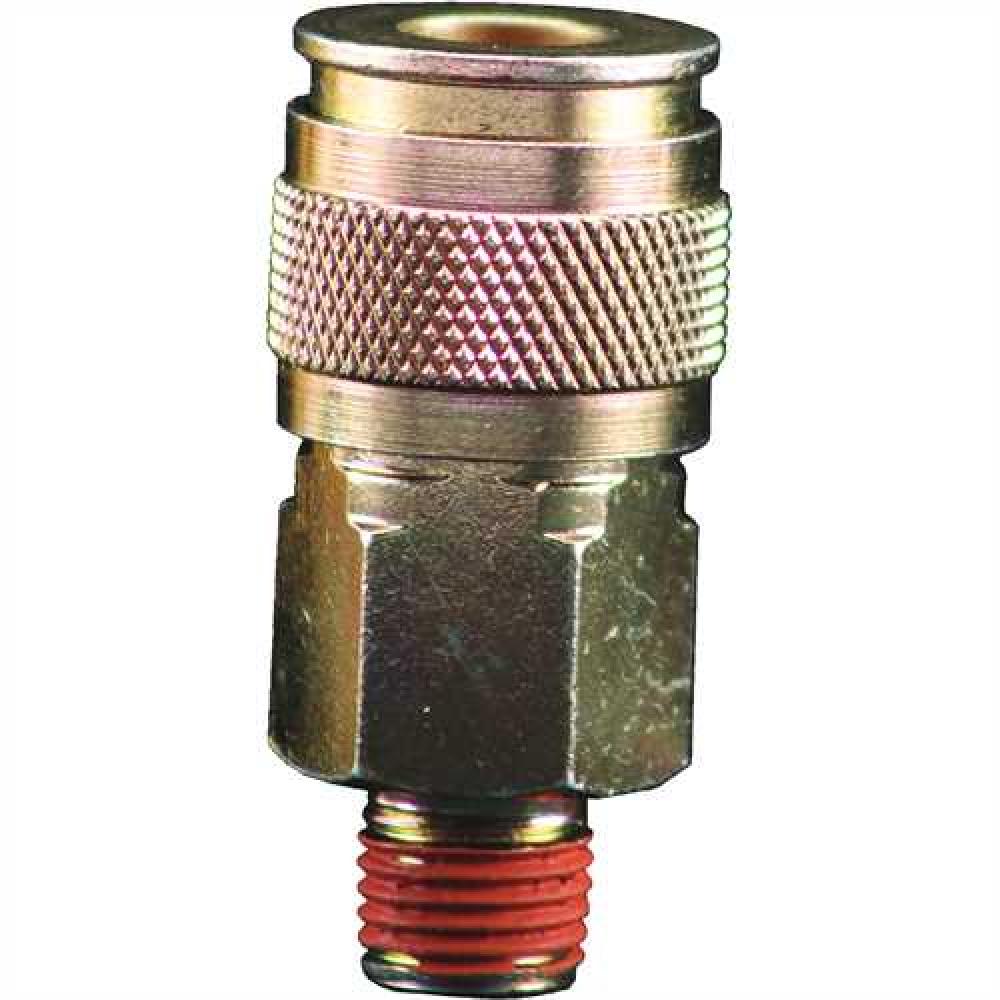 Universal 1/4&#34; Series Coupler Push-To-Connect with 1/4&#34; NPT Male Thread