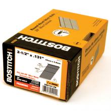 Bostitch S8D131-FH - 2,000-Qty 2-1/2" x .131 Smooth Shank 28 degree Wire Collated Full Round Head Stick Framing Nails