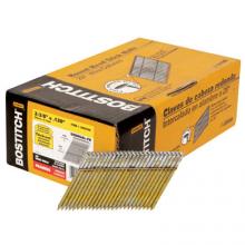 Bostitch S8DRGAL-FH - 2,000-Qty 2-3/8" x .120 Ring Shank 28 degree Wire Collated Full Round Head Stick Framing Nails