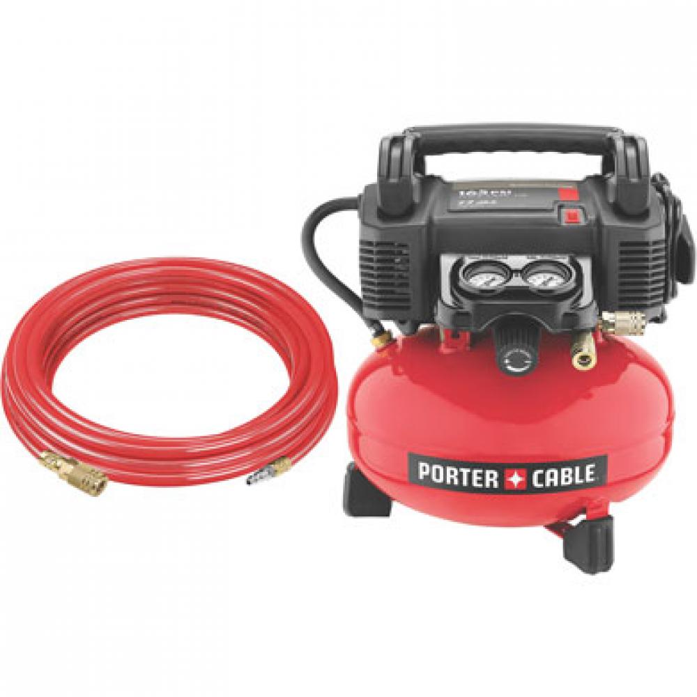 4 gal. Oil-Free Pancake Compressor with 25 ft. hose