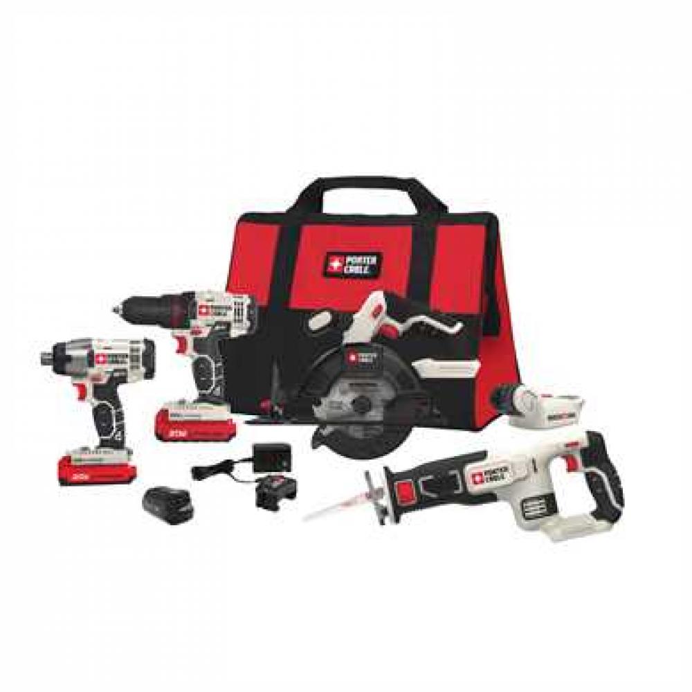 20V MAX* Cordless 6-Tool Combo Kit with Free USB Charging Device