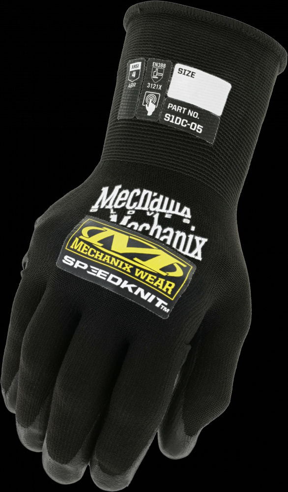 SpeedKnit™ S1DC05 Gloves (Small, Black) - 12/Pack