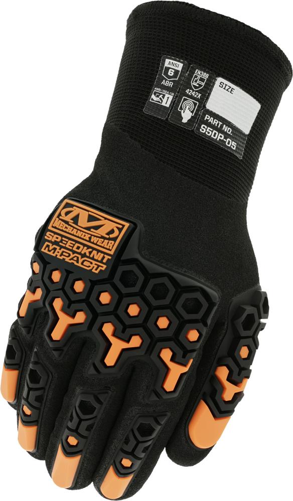 SpeedKnit™ M-Pact® Thermal S5DP05 Gloves (Medium, Black) - 12/Pack
