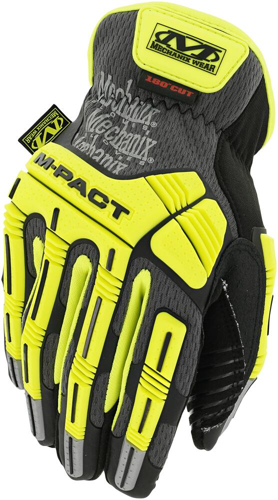 MECHANIX WEAR HI-VIZ MPACT E5 CUT-RESISTANT GLOVE ANSI A5 OP