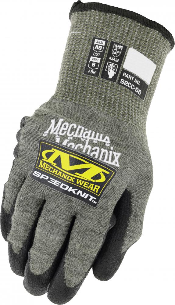 SpeedKnit™ S2CC06 Gloves (Medium, Green) - 12/Pack