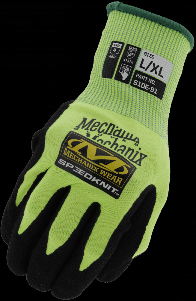 Hi-Viz SpeedKnit™ Utility Gloves (X-Large, Yellow) - 12/Pack