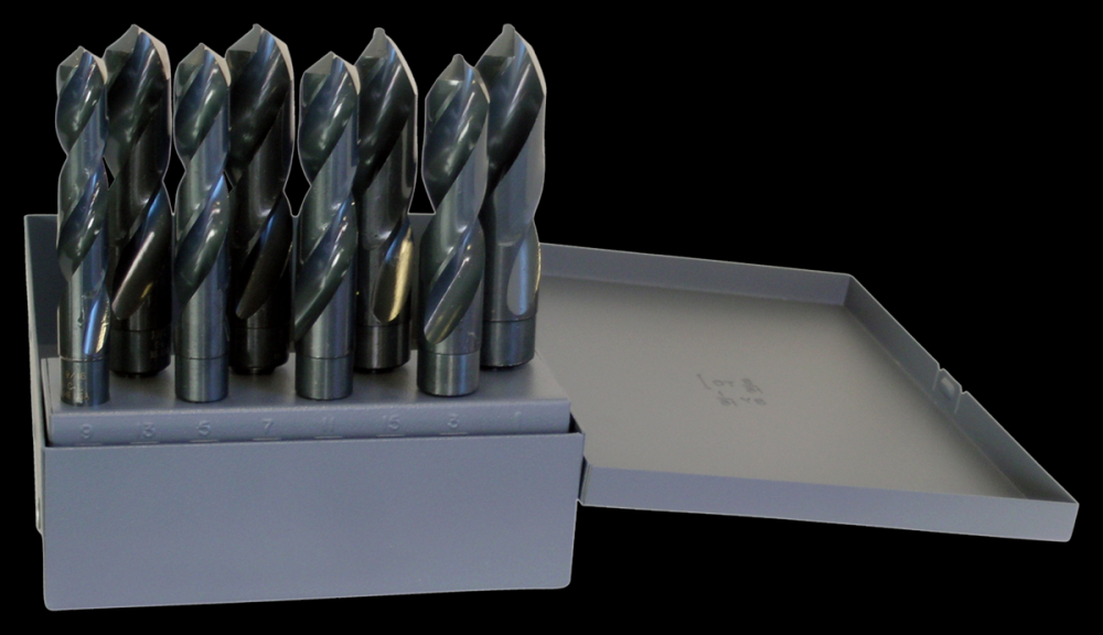 118° Silver & Deming Drill Set with 1/2&#34; Reduced Shank