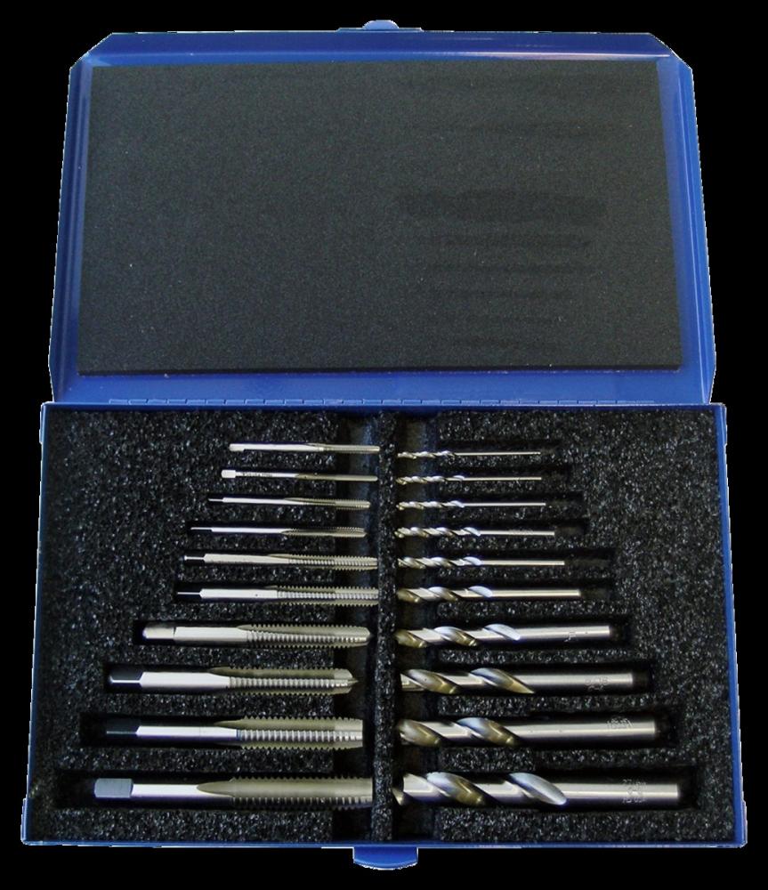 Screw Machine Drill and Plug Hand Tap Set