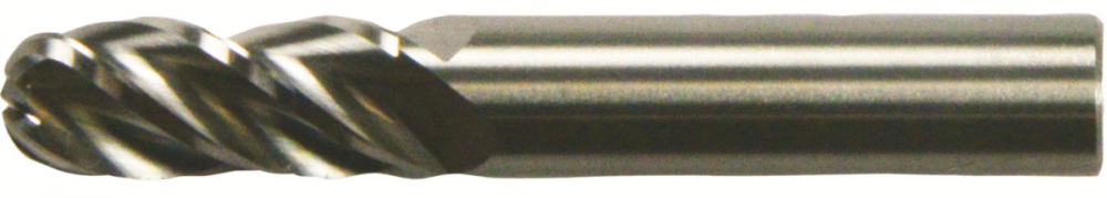4-Flute Ball Nose End Mill
