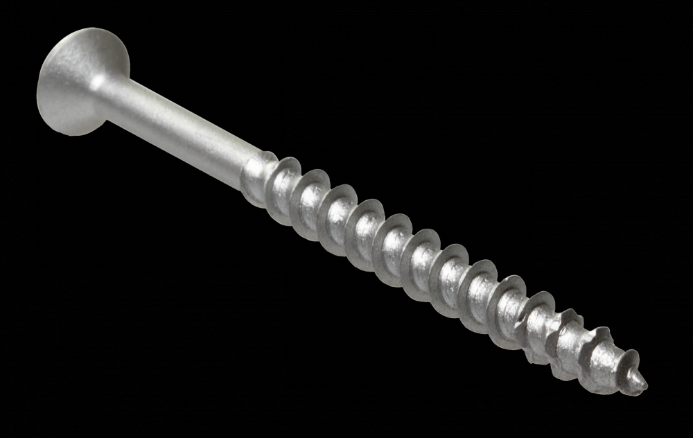 Titen Turbo™ - 3/16 in. x 2-3/4 in. 6-Lobe Flat-Head Concrete and Masonry Screw, Silver (1000-Qty)