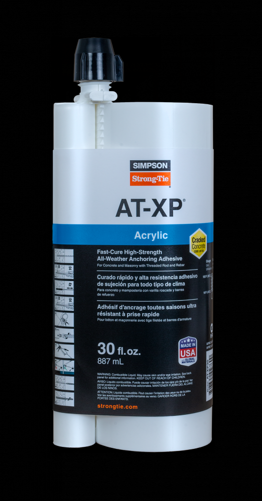 AT-XP® 30-oz. High-Strength Acrylic Anchoring Adhesive Cartridge w/ Nozzle