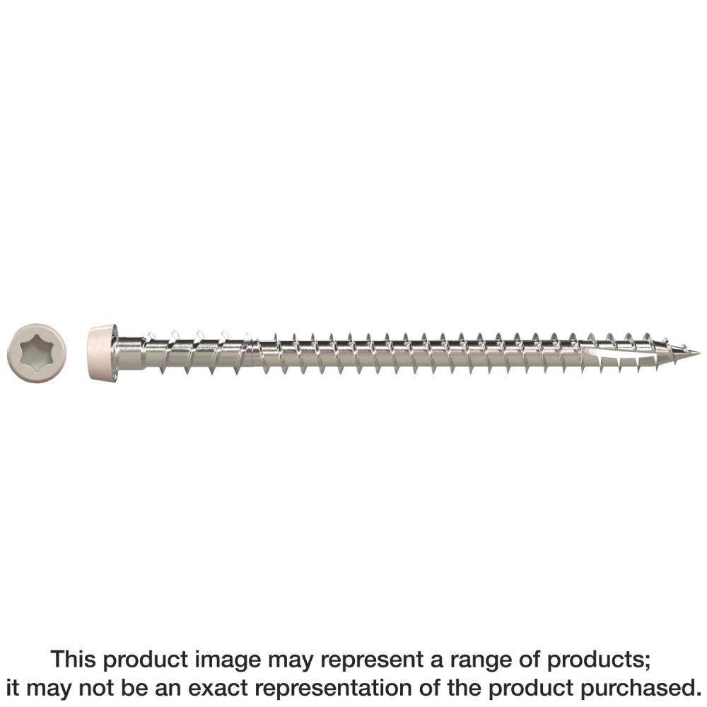 Deck-Drive™ DCU COMPOSITE Screw — #10 x 2-3/4 in. T20, Type 316, Gray 05 (350-Qty)