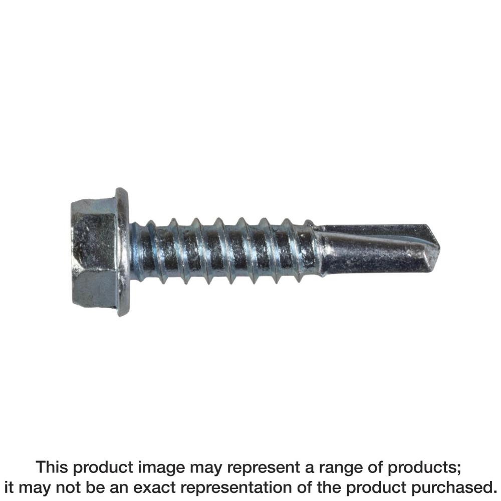 Strong-Drive® Self-Drilling X Metal Screw - #10 x 3/4 in. 5/16 Hex, Clear Zinc (5000-Qty)