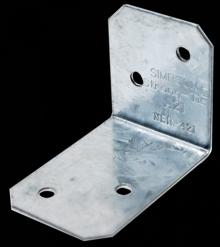 2 in. x 1-1/2 in. x 1-3/8 in. Galvanized Angle