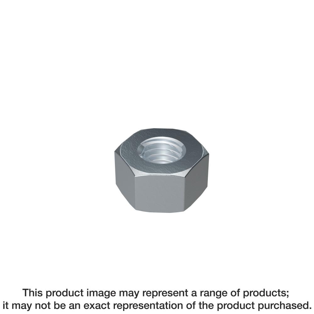 Zinc-Plated Hex Nut for 1 in. Rod