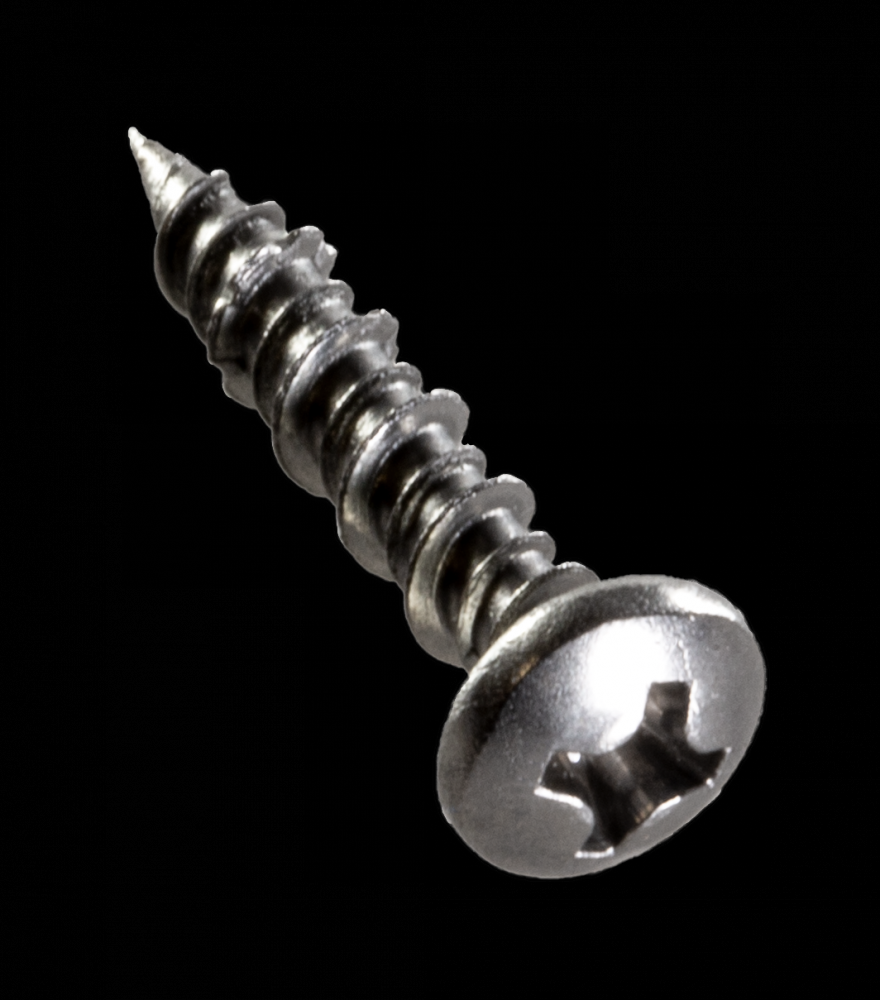 Marine Screw, Pan Head - #6 x 3/4 in. #2 Phillips Drive, Type 316 (25-Qty)