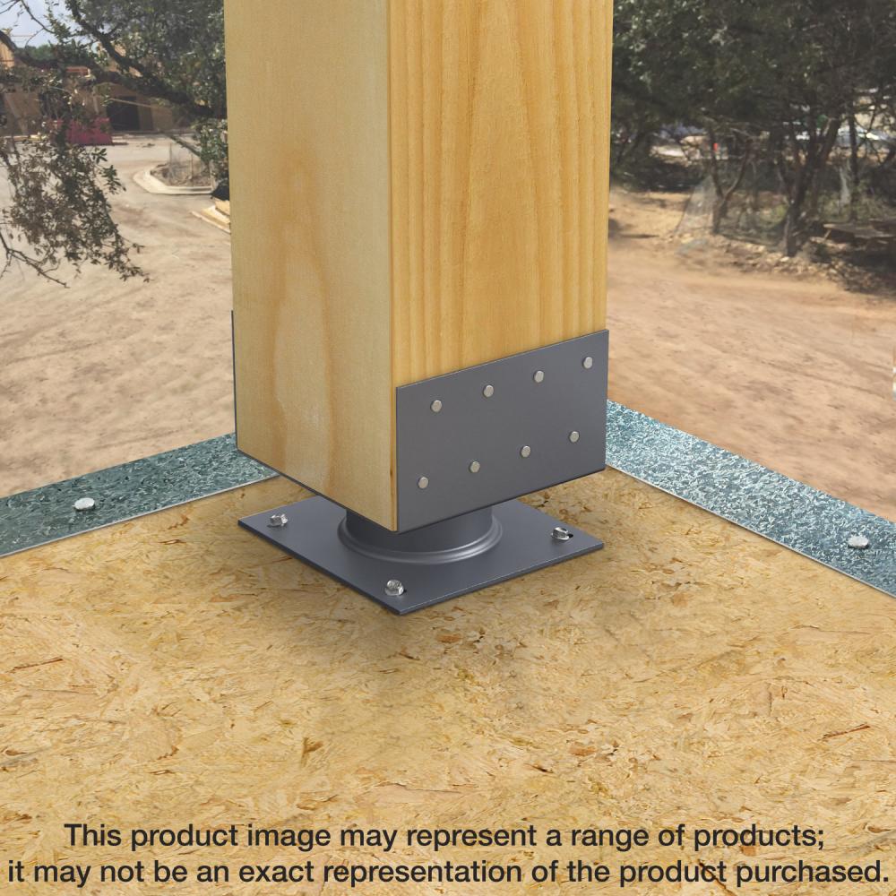 ECB™ Hot-Dip Galvanized 2-in. Standoff Elevated Column Base for 6x6