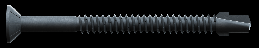 Strong-Drive® TB WOOD-TO-STEEL Screw (Collated) - #14 x 3 in. Black Phos. (750-Qty)