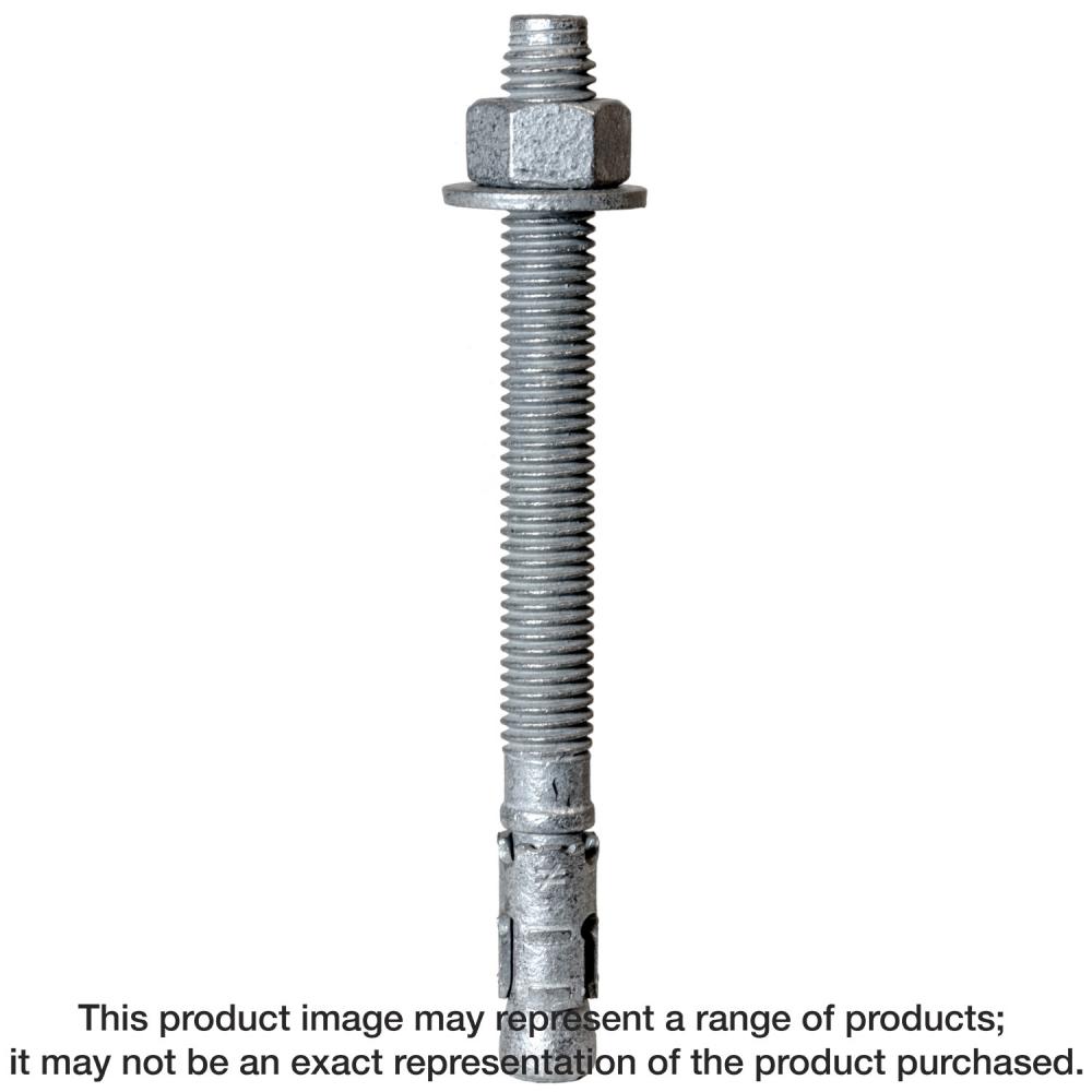 Strong-Bolt® 2 — 1/2 in. x 7 in. Mechanically Galvanized Wedge Anchor