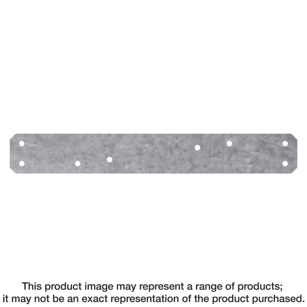 ST 21-5/8 in. 16-Gauge Galvanized Strap Tie (25-Qty)