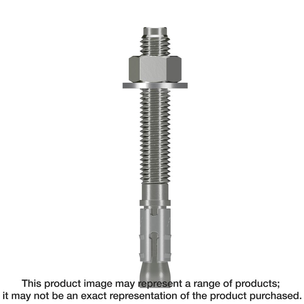 Strong-Bolt® 2 - 1/2 in. x 4-1/4 in. Type 316 Stainless-Steel Wedge Anchor (25-Qty)
