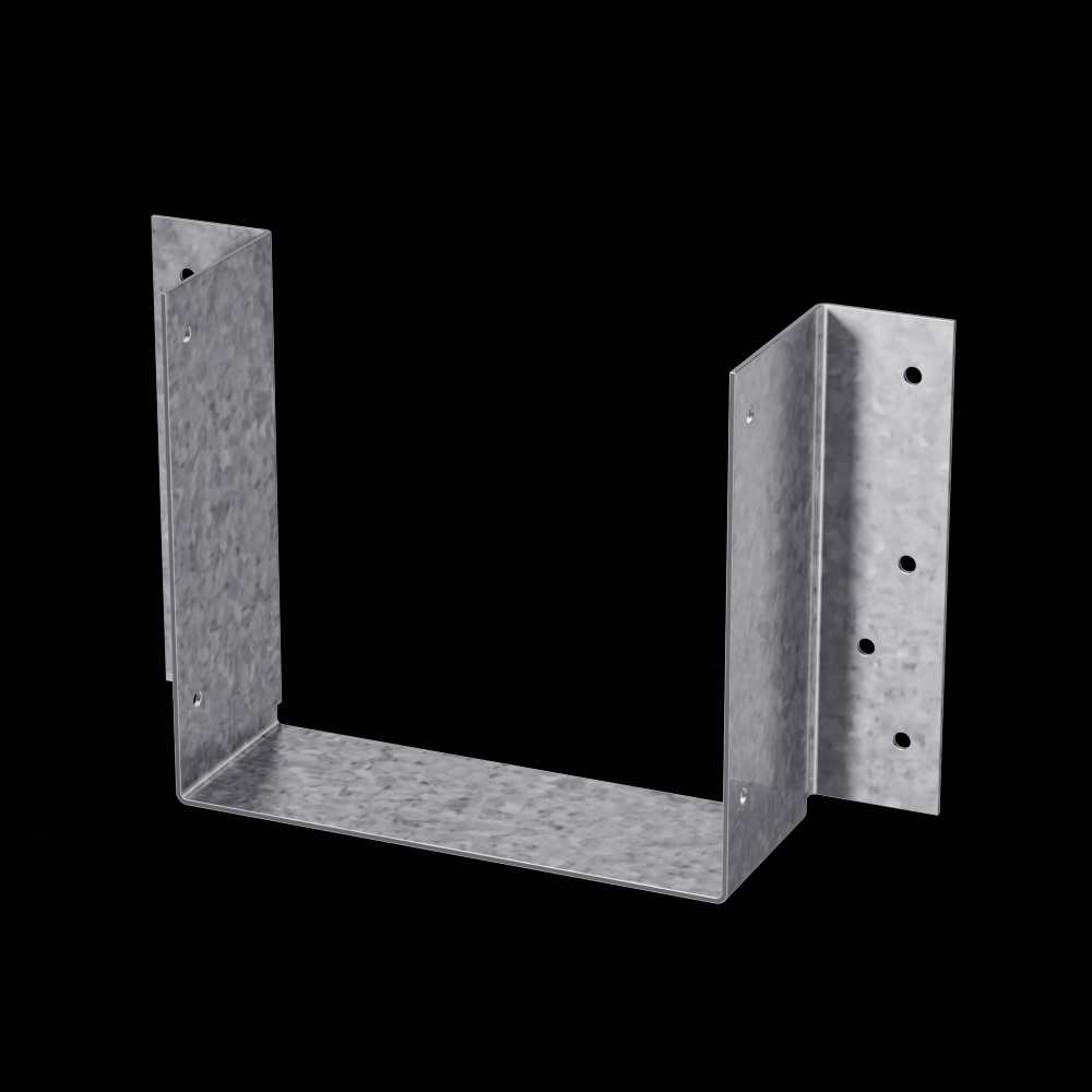 U Galvanized Face-Mount Joist Hanger for 6x6