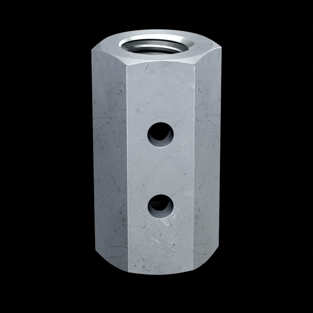 CNW 3/8 in. Coupler Nut with Witness Hole®
