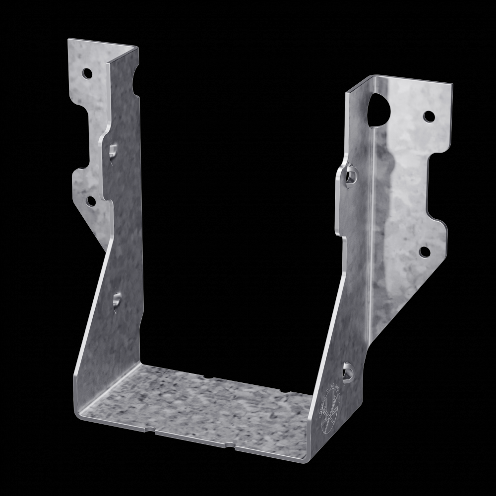 HUS Galvanized Face-Mount Joist Hanger for 4x6