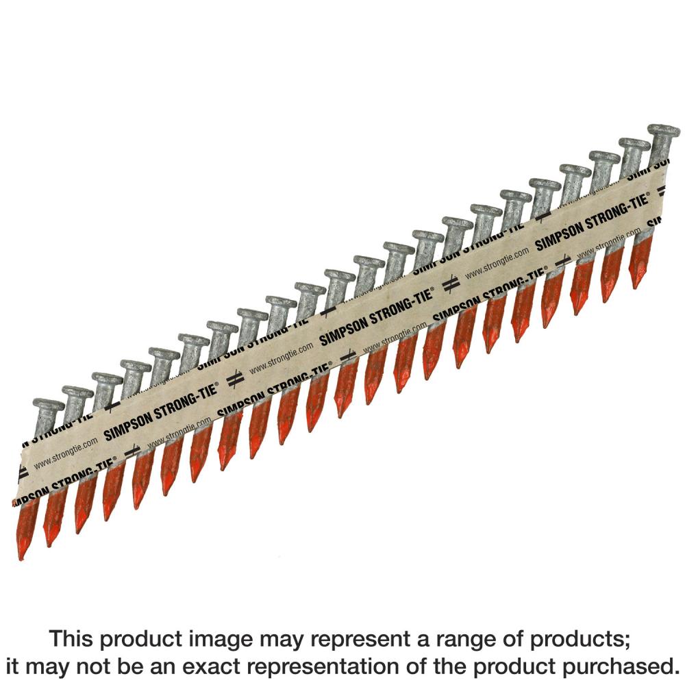 Strong-Drive® 33° SCN SMOOTH-SHANK CONNECTOR Nail - 2-1/2 in. x .148 in. HDG (2500-Qty)