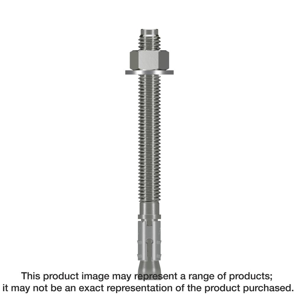 Strong-Bolt® 2 - 1/2 in. x 5-1/2 in. Type 316 Stainless-Steel Wedge Anchor (25-Qty)