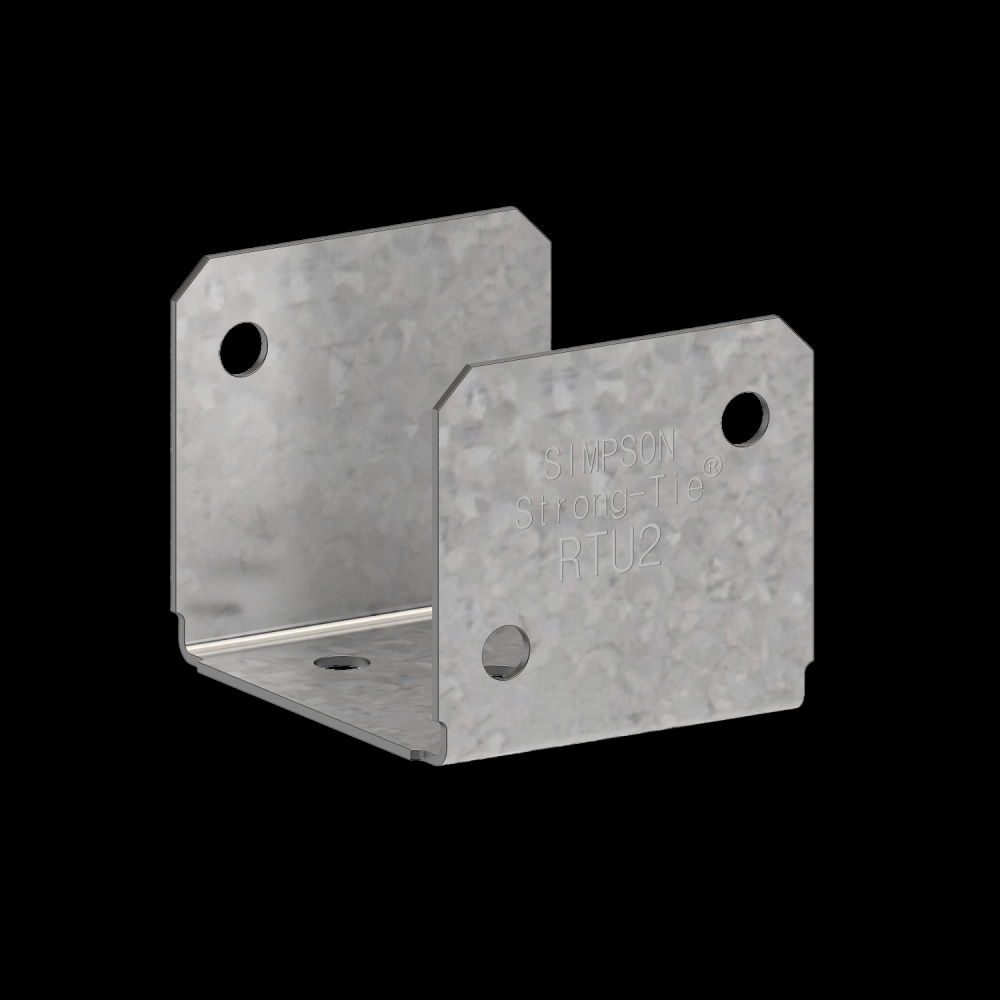 RTU 18-Gauge Galvanized Rigid Tie® Connector for 2x Joist, 2x Post