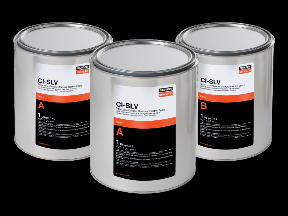 CI-SLV™ Super-Low-Viscosity Structural Injection Epoxy (3-gal. Kit)