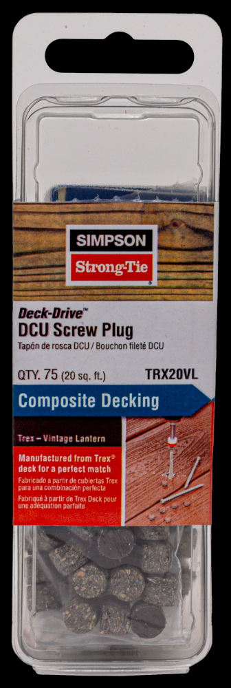 Deck-Drive™ DCU Screw Plug - Trex Vintage Lantern (75-Qty)