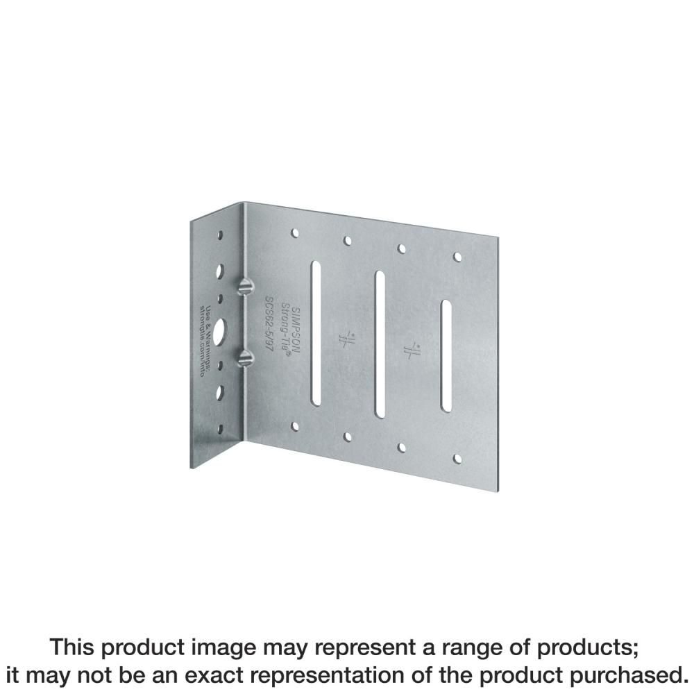 SCS 2 in. x 8 in. x 5 in. 10-Gauge Seismic Bypass Framing Slide Clip w/ Screws (25-Qty)