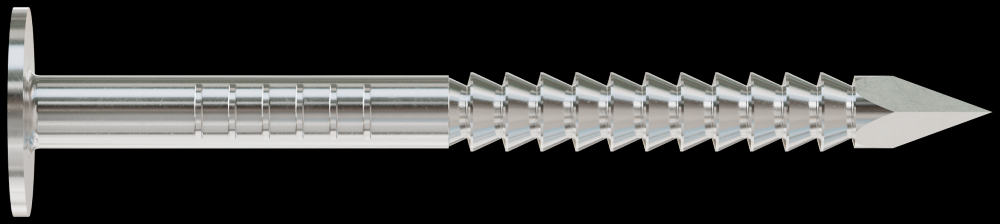 Roofing Nail, Annular Ring Shank - 1-3/4 in. x .131 in. Type 304 Stainless Steel (5 lb.)