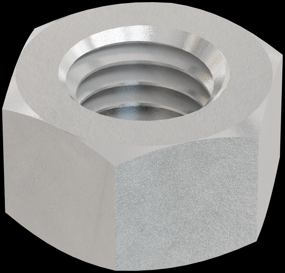 Hot-Dip Galvanized Hex Nut for 1/2 in. Rod