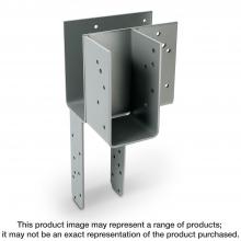 Simpson Strong-Tie ECCLLQ444HDG - ECCLLQ HDG L-Shape End Column Cap for 4x Beams, 4x Post w/ SDS Screws, Skewed Left