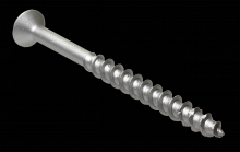 Simpson Strong-Tie TNTS18234TFB - Titen Turbo™ - 3/16 in. x 2-3/4 in. 6-Lobe Flat-Head Concrete and Masonry Screw, Silver (1000-Qty)