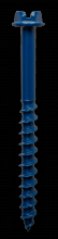 Simpson Strong-Tie TNT25234HC25 - Titen Turbo™ - 1/4 in. x 2-3/4 in. Hex-Head Concrete and Masonry Screw, Blue (25-Qty)