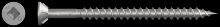 Simpson Strong-Tie WSTD212S - WSTD Roofing Tile Screw (Collated) - #8 x 2-1/2 in. #3 Square, Flat Head (1500-Qty)