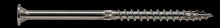 Simpson Strong-Tie SDWS27600SS-R30 - Strong-Drive® SDWS™ TIMBER Screw - 0.275 in. x 6 in. T50, Type 316 (30-Qty)