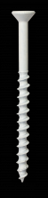 Simpson Strong-Tie TNTW18234TFC25 - Titen Turbo™ - 3/16 in. x 2-3/4 in. 6-Lobe Flat-Head Concrete and Masonry Screw, White (25-Qty)