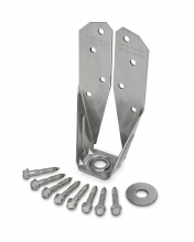 Simpson Strong-Tie DTT2SS - DTT™ Stainless-Steel Deck Tension Tie for 2x with 1-1/2 in. SDS Screws