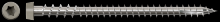 Simpson Strong-Tie DCU234S316GR - Deck-Drive™ DCU COMPOSITE Screw (Collated) - #10 x 2-3/4 in. Type 316, Gray (1000-Qty)