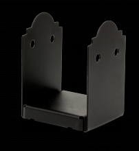 Simpson Strong-Tie APB66 - Outdoor Accents® Mission Collection® ZMAX®, Black Powder-Coated Post Base for 6x6