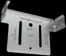 Simpson Strong-Tie HWSC6-KT - HWSC™ 5-3/4 in. Head-of-Wall Slide-Clip Connector w/ Screws (50-Qty)