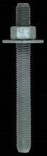 Simpson Strong-Tie RFB#4X5HDG - RFB 1/2 in. x 5 in. Hot-Dip Galvanized Retrofit Bolt