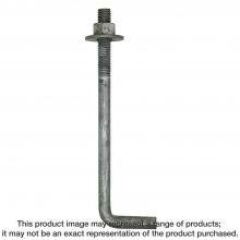 Simpson Strong-Tie LBOLT50100HDG - 1/2 in. x 10 in. Hot-Dip Galvanized L-Bolt Anchor Bolt (50-Qty)