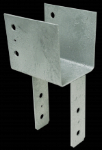 Simpson Strong-Tie ECC66HDG - ECC Hot-Dip Galvanized End Column Cap for 6x Beam, 6x Post