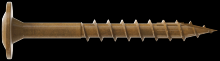 Simpson Strong-Tie CBT08112R100 - Wafer-Head Construction Screw - #8 x 1-1/2 in. T20, Quik Guard®, Tan (100-Qty)